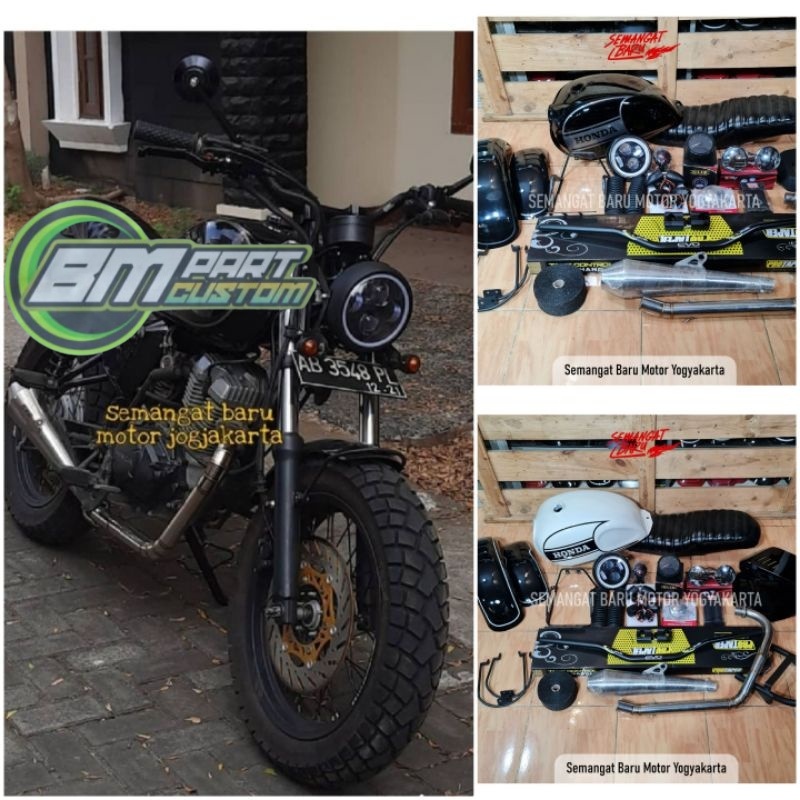 paket japstyle megapromono fi, VERZA LAMA  dan CB150VERZA  kualitas the best