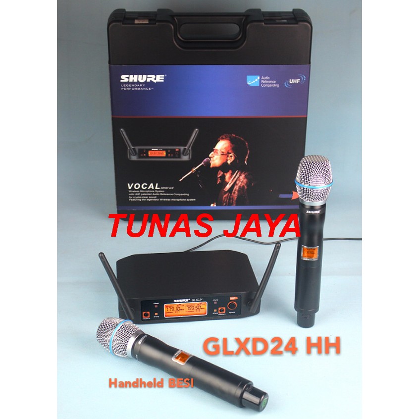 Mic Wireless Shure GLXD24 GLXD 24 White HH  NEW