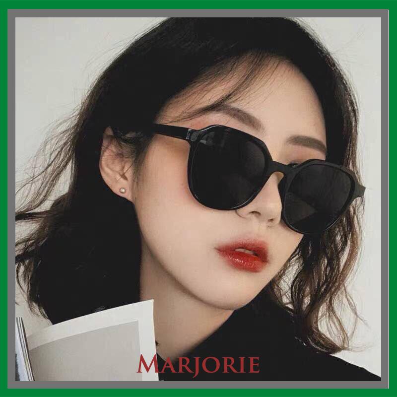 Korean Segiempat Kacamata Hitam Wanita/Pria Sunglasses-MJD