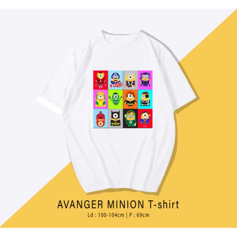 T-SHIRT / TUMBLR KAOS MINION AVENGER OVERSIZE PREMIUM