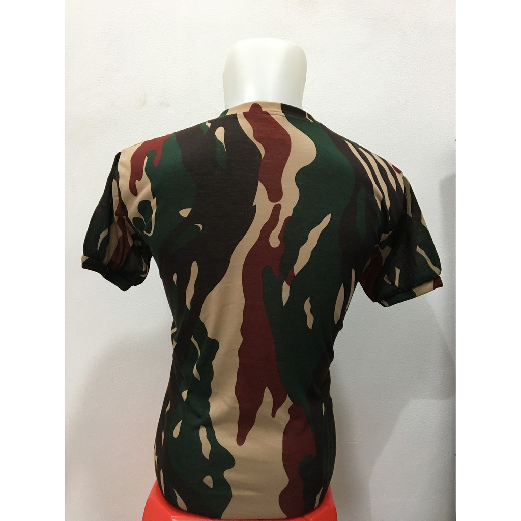 Kaos Loreng Kopassus - Kaos Loreng - Kaos Army - Kaos Lengan Pendek