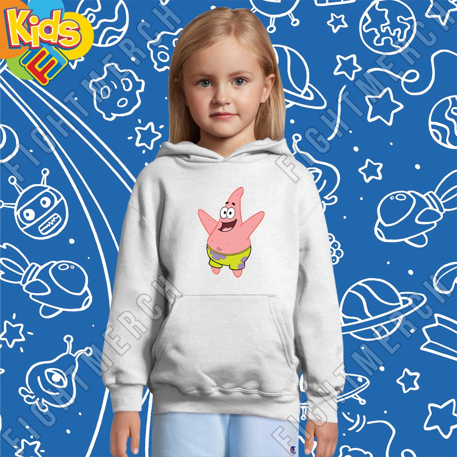 Jaket Sweater Hoodie Anak Patrick Star - Fightmerch
