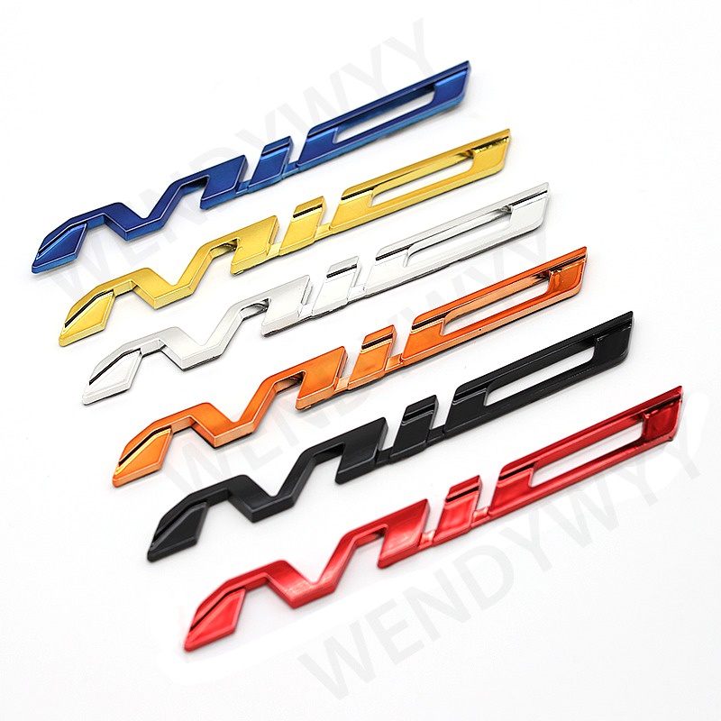 2pcs Stiker logo Motor electroplating Untuk YAMAHA MIO 151 125 Moto Emblem