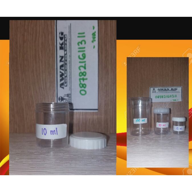 Pot cream pot slime pot urine 10ml bening