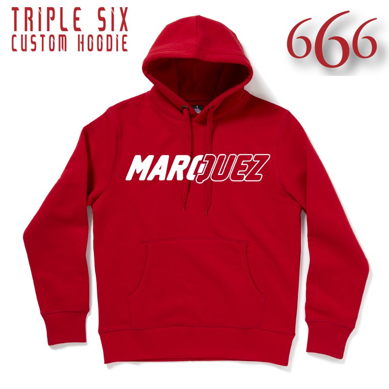 Jaket Hoodie Moto GP Marquez Red