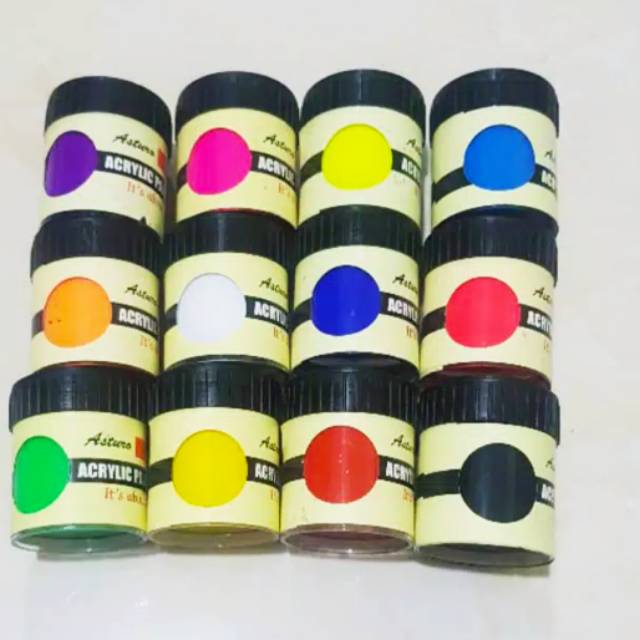 

Cat acrylic asturo cat akrilik per pcs 24 gram