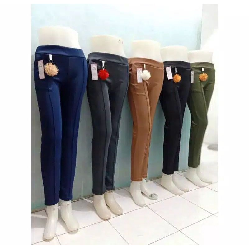CELANA POM POM BASIC PANTS | POMPOM CELANA WANITA TERBARU