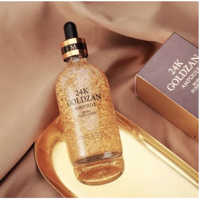 HOPE STORE - Ampoule Serum Wajah Emas  Glowing / Serum Memutihkan Wajah dan Membuat Wajah Awet Muda