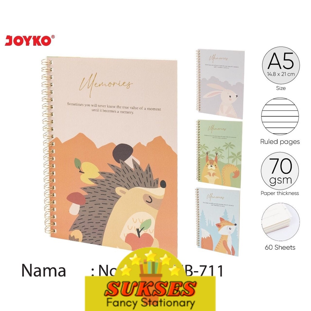 

Notebook Buku Tulis Catatan Bergaris Agenda Nb 711Joyko