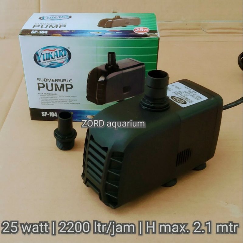 SP-104 Yukari Pompa Aquarium Hidroponik Kolam Ikan Low Watt SP104