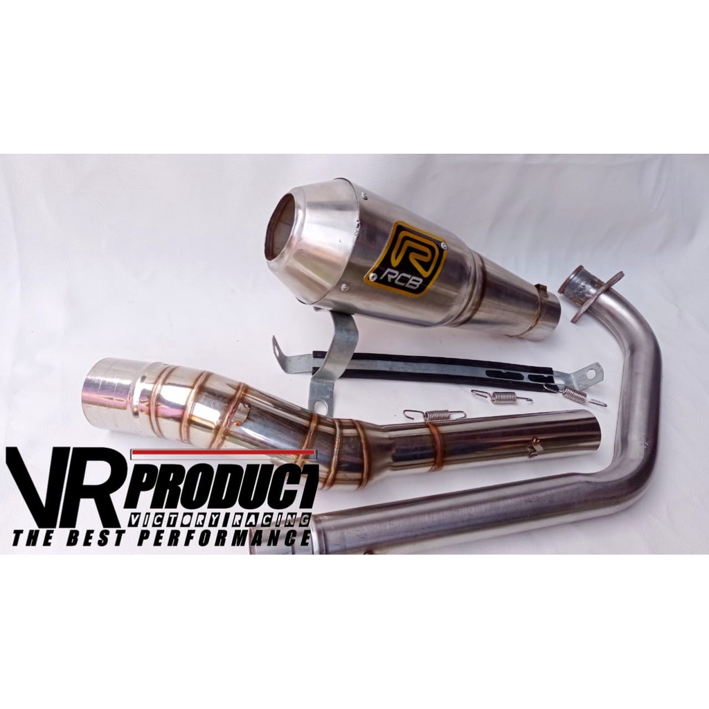 Knalpot RCB Kapsul 150cc Vixion,Verza,R15,CB150,CBR,GSX,FU Dll