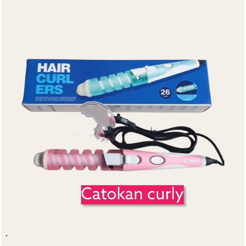 Twindog , TD 777  , Twin Dog , Catok , Rambut , Catok keriting , Catok Curly