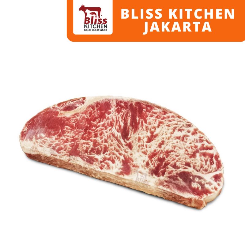[BISA COD] Daging Sapi Kazoku Striploin Meltique / Meltik Wagyu Beef Steak 200gr TERLARIS