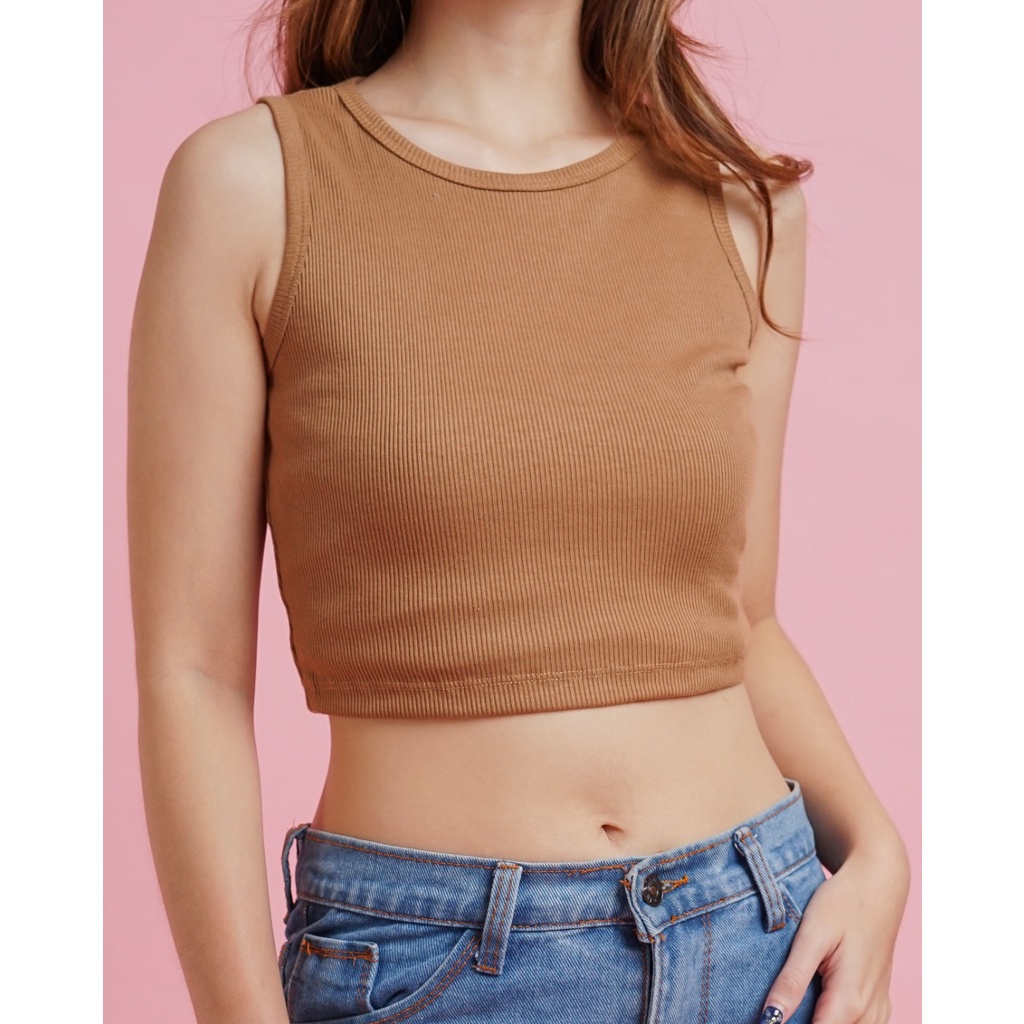 MODAVIE - MONICA TANKTOP Crop Tank Top Baju Atasan Wanita