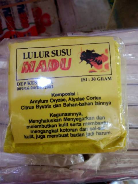 Lulur susu madu dijual eceran