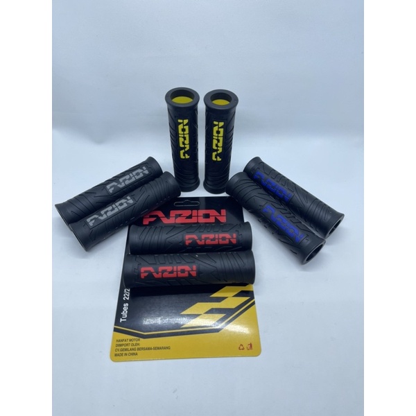 Handgrip Stang fuzion rubber grip motif new sarung gas karet gas handfat universal variasi motor kiri kanan