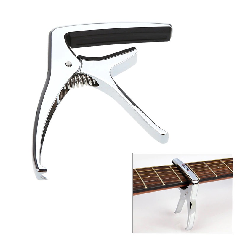 Aroma AC-21 Capo Gitar Akustik dan Elektrik with Pin Puller