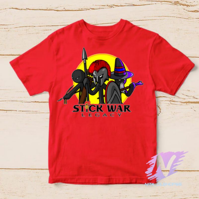 kaos anak stickman legacy warrior baju stickwar