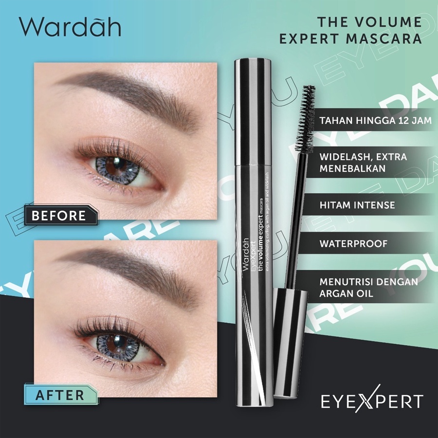 ❤ BELIA ❤ Wardah EyeXpert Series ✔️BPOM Optimum Hi-Black Eye Liner Waterproof Mascara Remover XPert