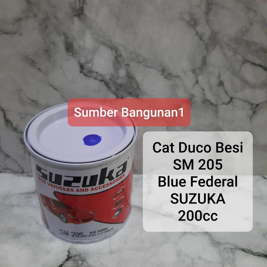Cat Duco besi Blue Federal SM 205 SUZUKA biru cat otomotif motor 200cc