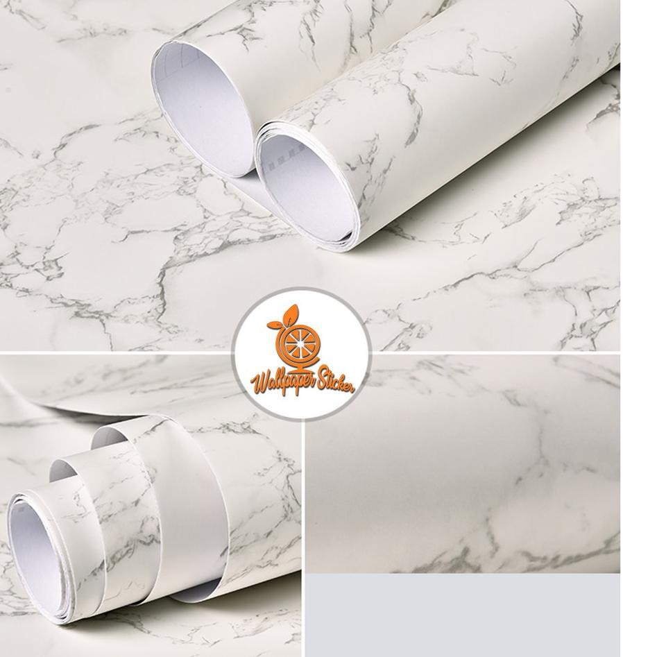 ❂ [bayar ditempat] Wallpaper Stiker Dinding/ Wallsticker size 10m x 45cm Motif Marmer GH179 ۝