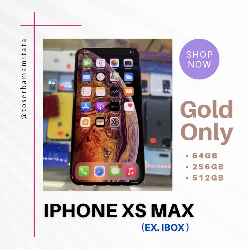Iphone XS Max Gold 64GB/256GB/512GB
