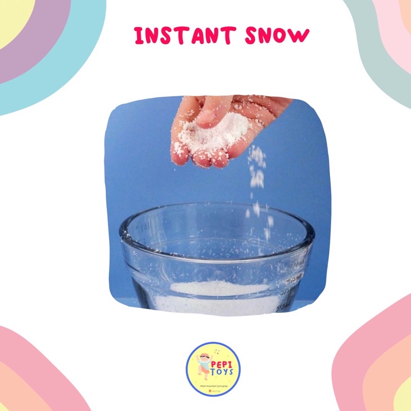 Instant Snow / Fake Snow - Mainan Edukasi Anak