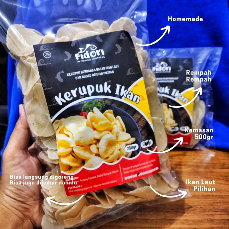

[FIDORI] Kerupuk Ikan 500gr