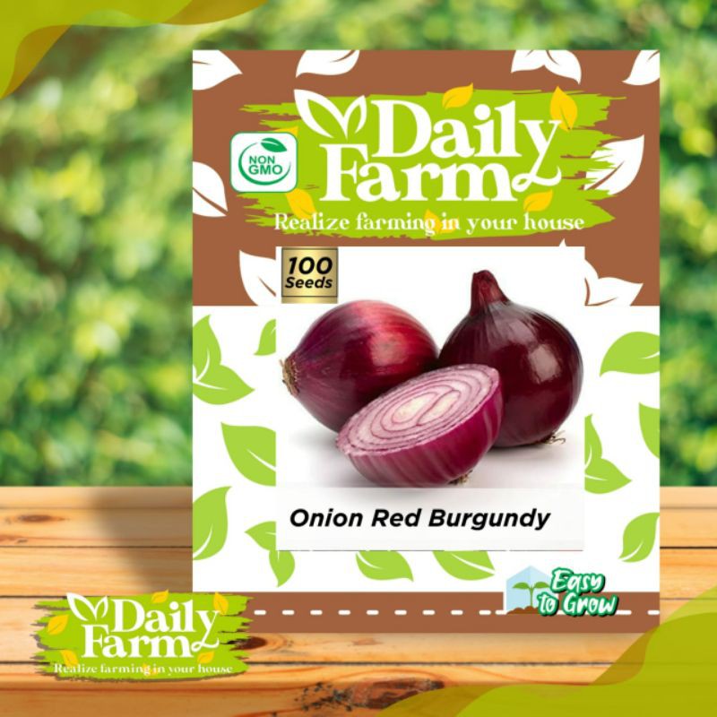Benih Bawang Merah - Benih Onion Red Burgundy - Daily Farm-0