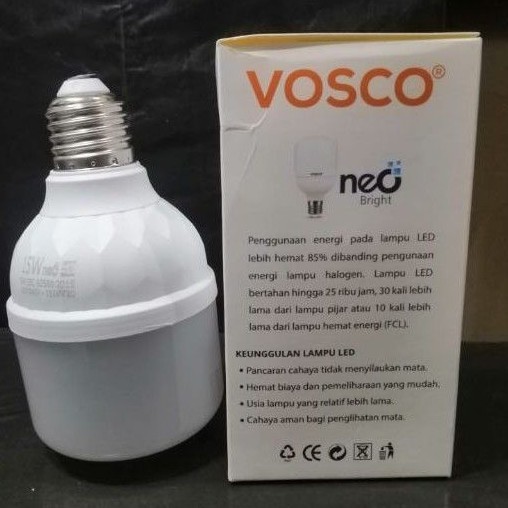 Lampu Led 15 Watt Kapsul Vosco Neo / Vosco Neo Lampu Led  15 Watt Kapsul