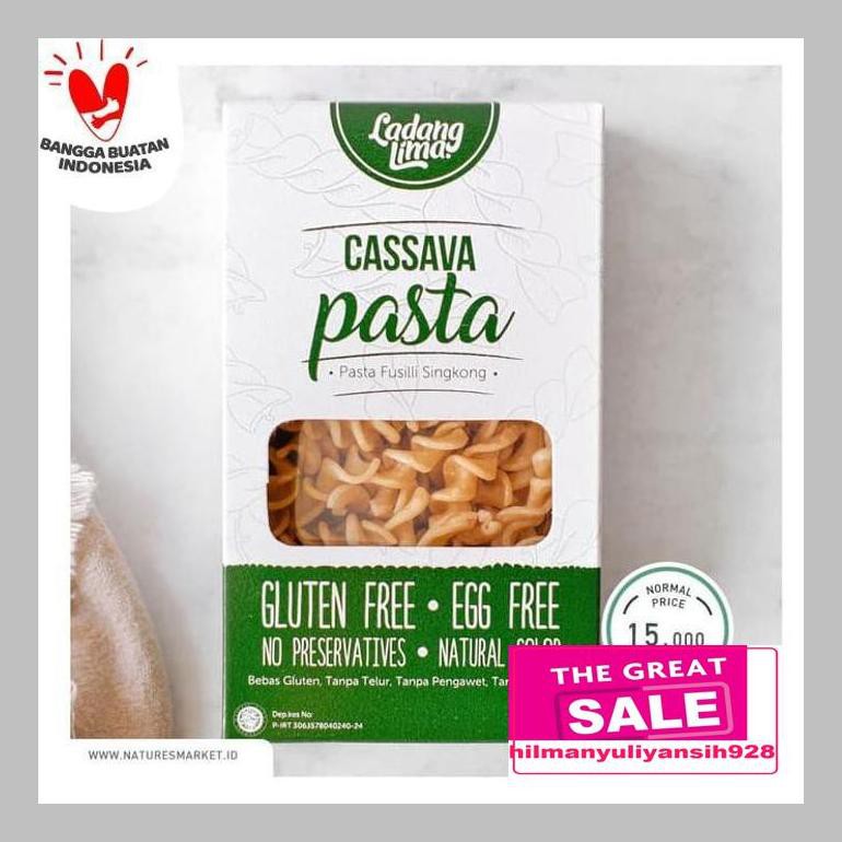 

Ch5Hil1 Ladang Lima - Cassava Pasta Fusilli 100Gr Hilchq1