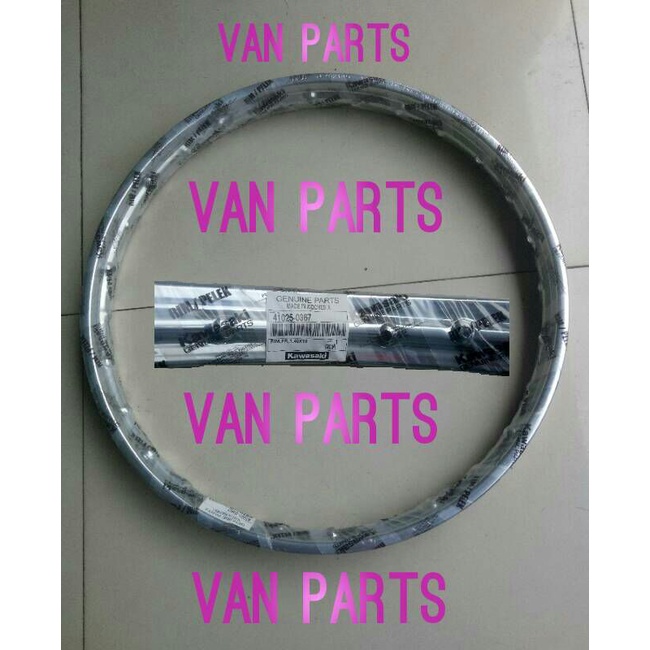 veleq velek depan KLX S 150 ring 19 houle 28 original kawasaki