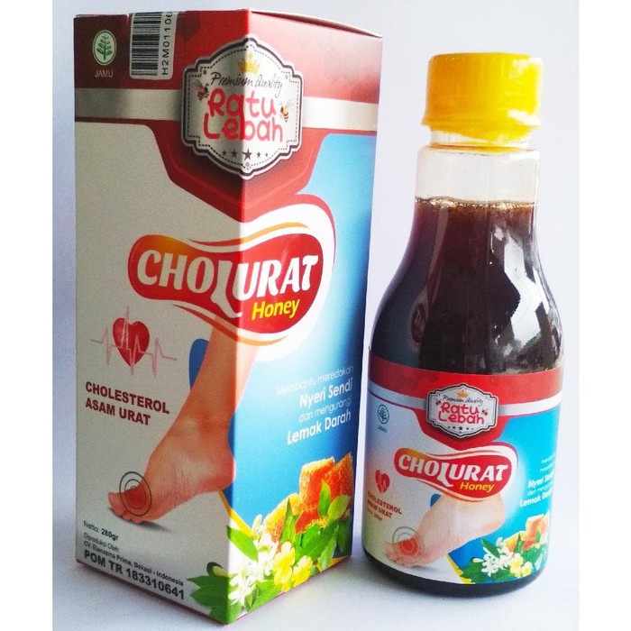 Madu Cholurat 280g - Mengatasi Asam Urat, Kolesterol, Lemak Darah, Nyeri Sendi SPESIAL