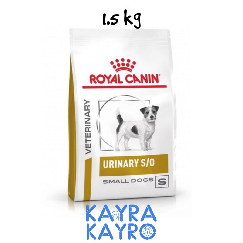 Royal Canin Vet Urinary S/O Small Adult Dog 1.5 kg - Makanan Anjing Dewasa Ras Kecil Sakit Saluran K