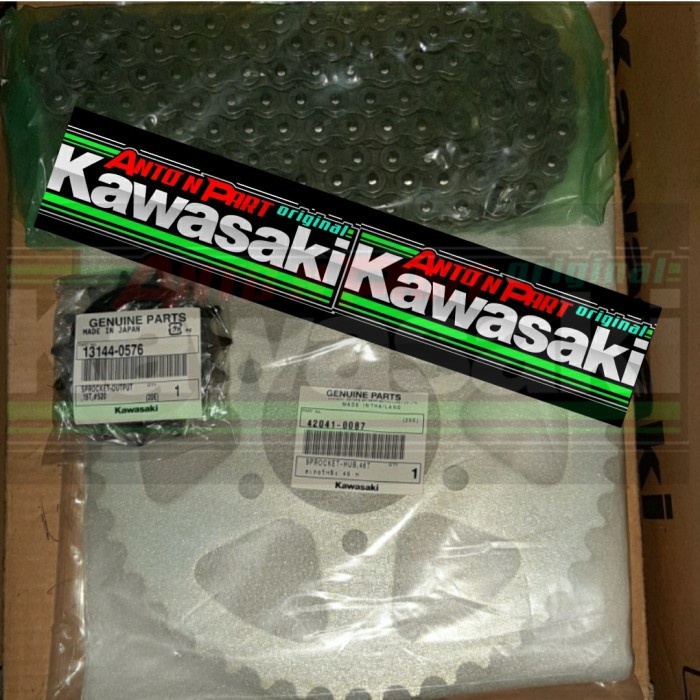 gear set er6n er6 Ninja 650 Original kawasaki
