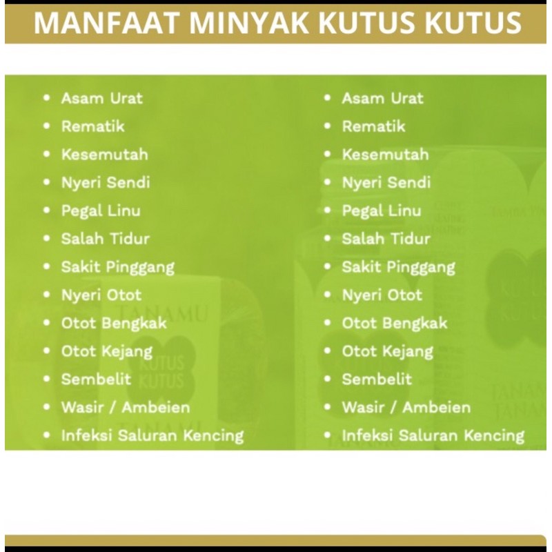 Minyak Balur kutus Kutus Original Tamba Waras Ampuh