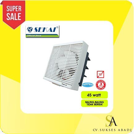 Exhaust Fan Dinding 12 Inch Sekai WEF-1290 30cm Termurah Surabaya