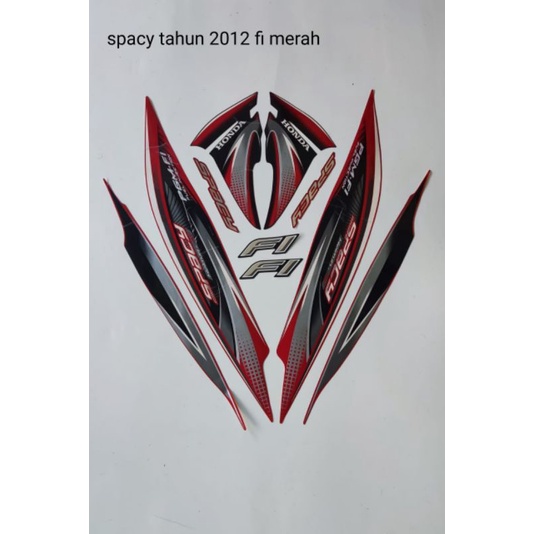 STRIPING SPACY 2012 FI PUTIH
