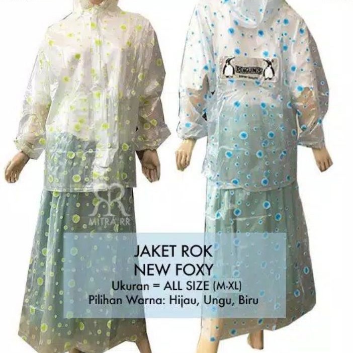 jas hujan rok Penguin