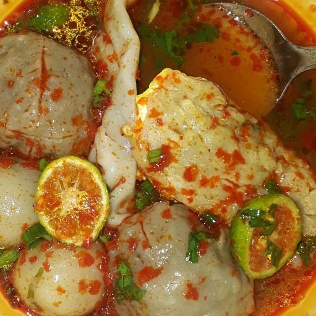 

10.10 SALE Baso aci JLS (KHAS GARUT) komplit isi cabai mercon
