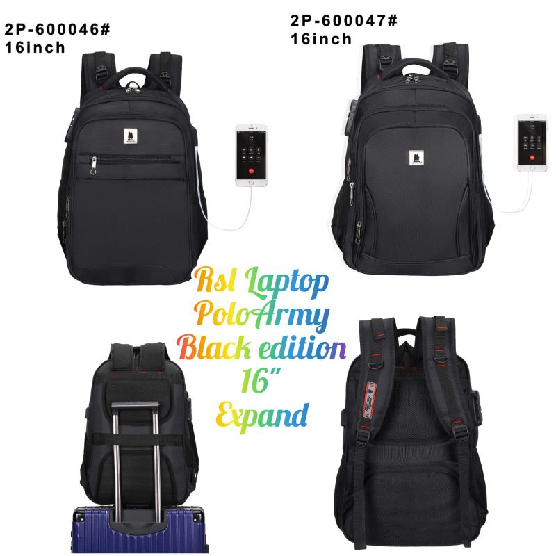 tas ransel import polo army