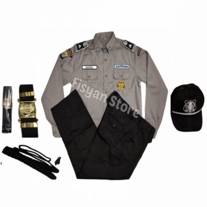 Paket Seragam PDL SUS Satpam | Paket Seragam PDL SUS Security Coklat