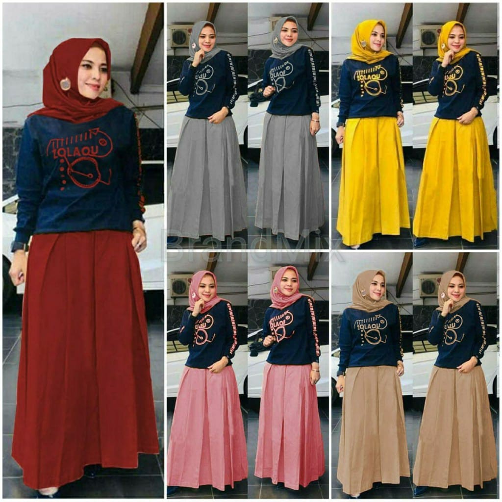 Setelan Rok Zolaqu ~FD 5 Warna