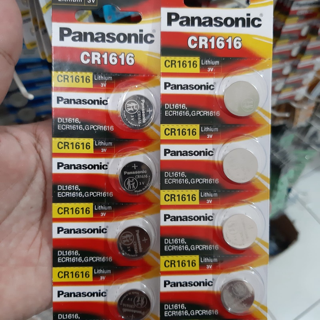 Panasonic CR 1616 Battery Baterai Panasonic CR1616 Lithium 3V Original