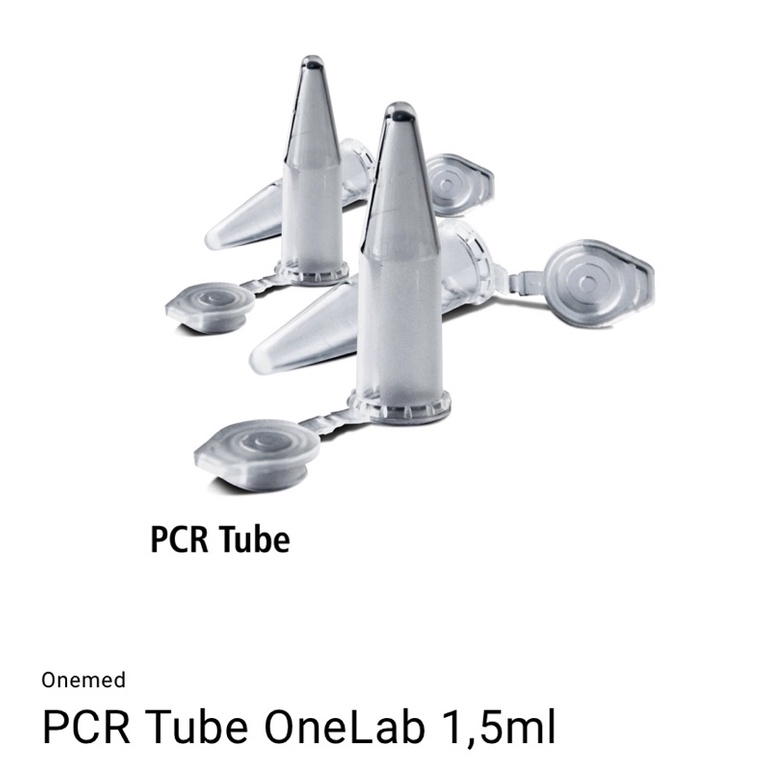 Jual PCR TUBE 1,5 ML (PCS) ONELAB PCR TUBE SATUAN | Shopee Indonesia