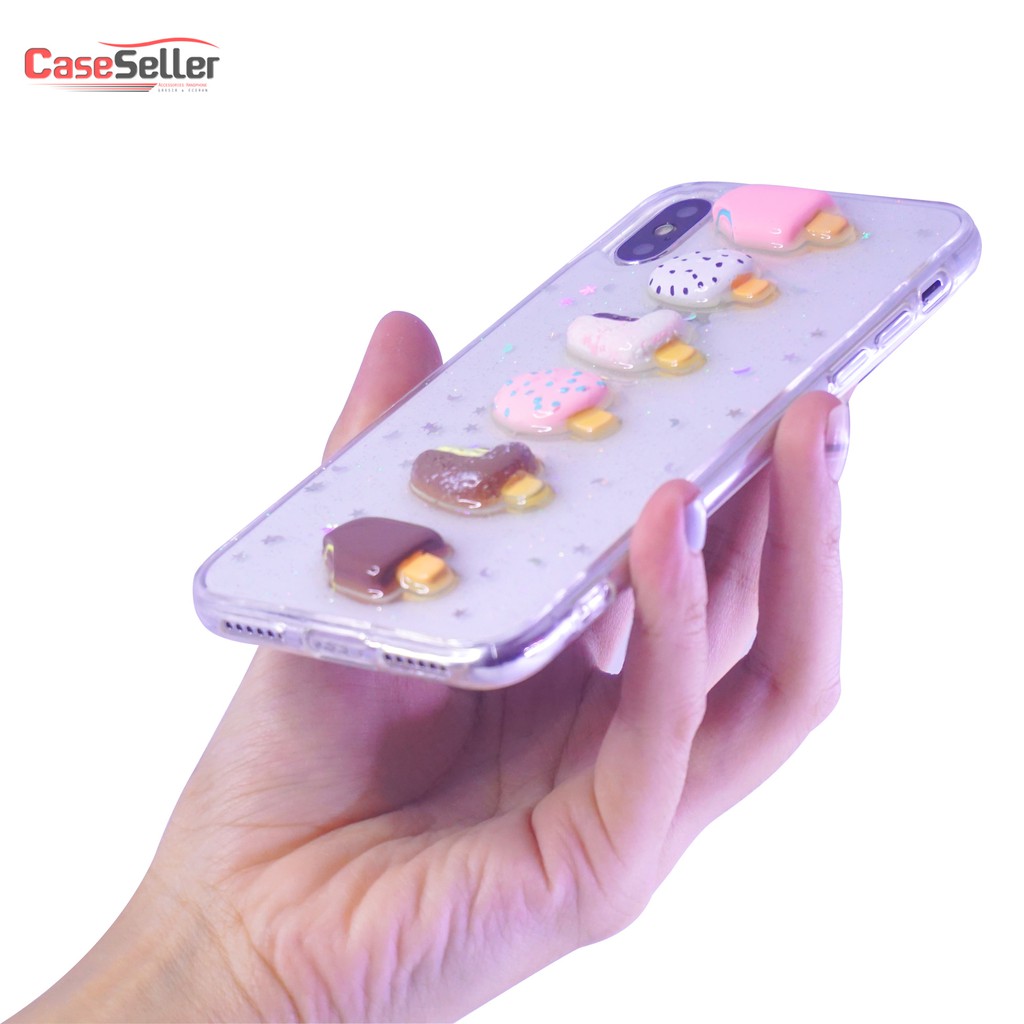 Apple IPhone 7G+  8G+ XR  XS MAX 3D Glitter Blink Softcase