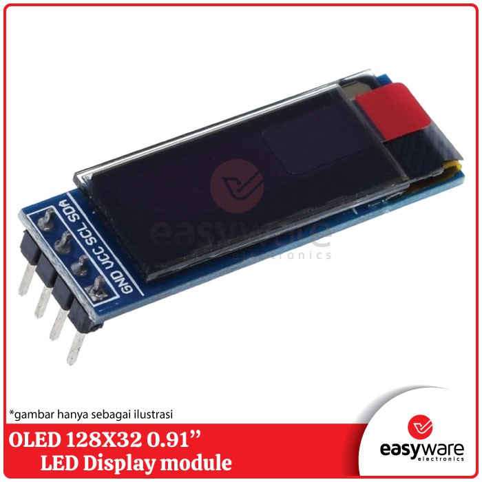 OLED 128X32 0.91 inch I2C LCD Display module