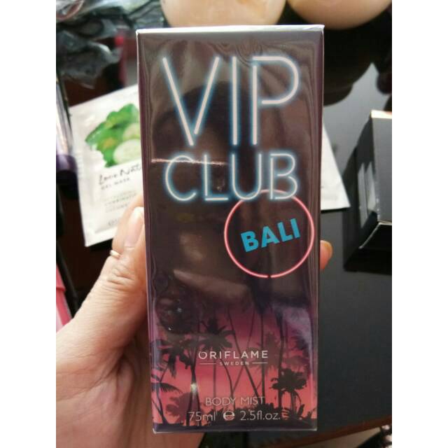 Vip club bali body mist oriflame