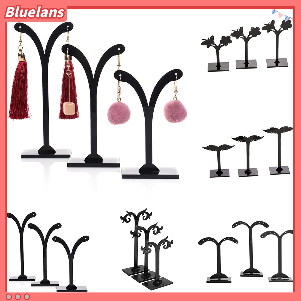 3 Pcs Rak Stand Holder Display Penyimpanan Perhiasan Anting Tusuk