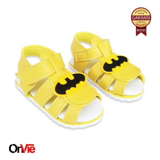 Sandal Sepatu Anak Laki-laki Motif Superhero | Sandal Bayi Kasual Onvie